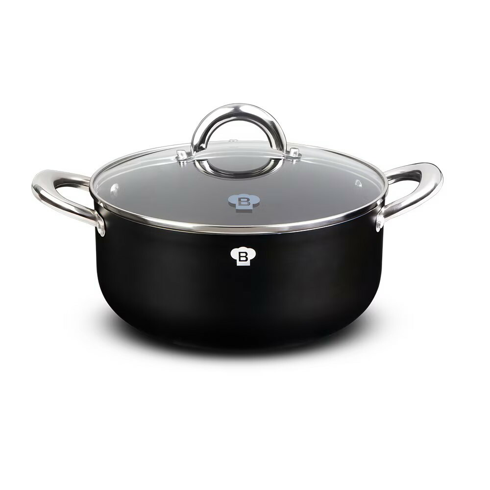 Blaumann BL-4090 Cerastone Kerámia edény Üveg Fedővel 20x9cm 2,8L - Bronz (BL-4090)