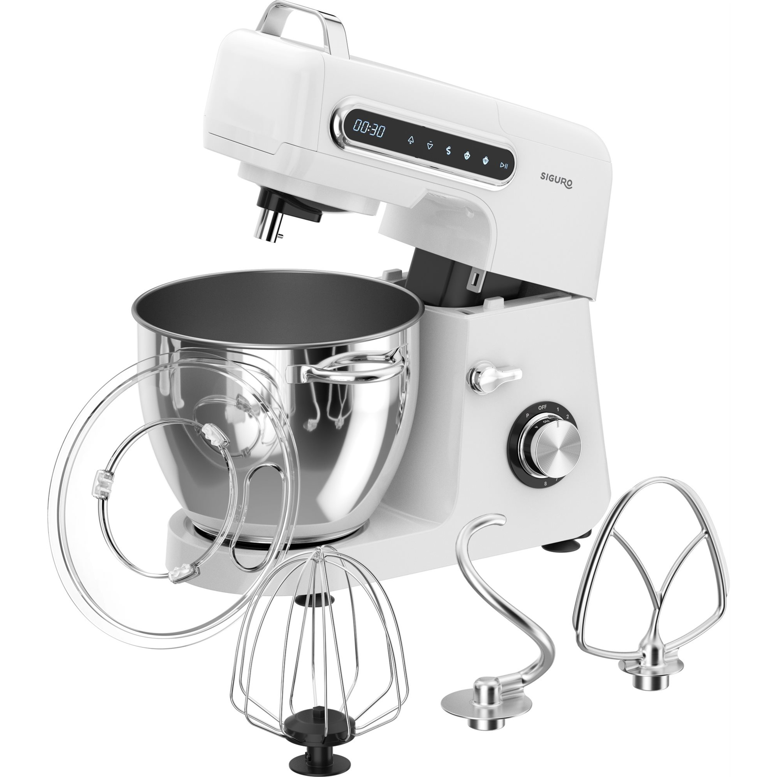 Siguro KM-M320 Konyhai Robotgép 1800W Fehér (SGR-KM-M320W)