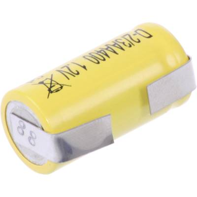 Mexcel D-2/3AA400 Speciális akku 2/3 AA U forrfül, Flat-top NiCd 1.2 V 400 mAh