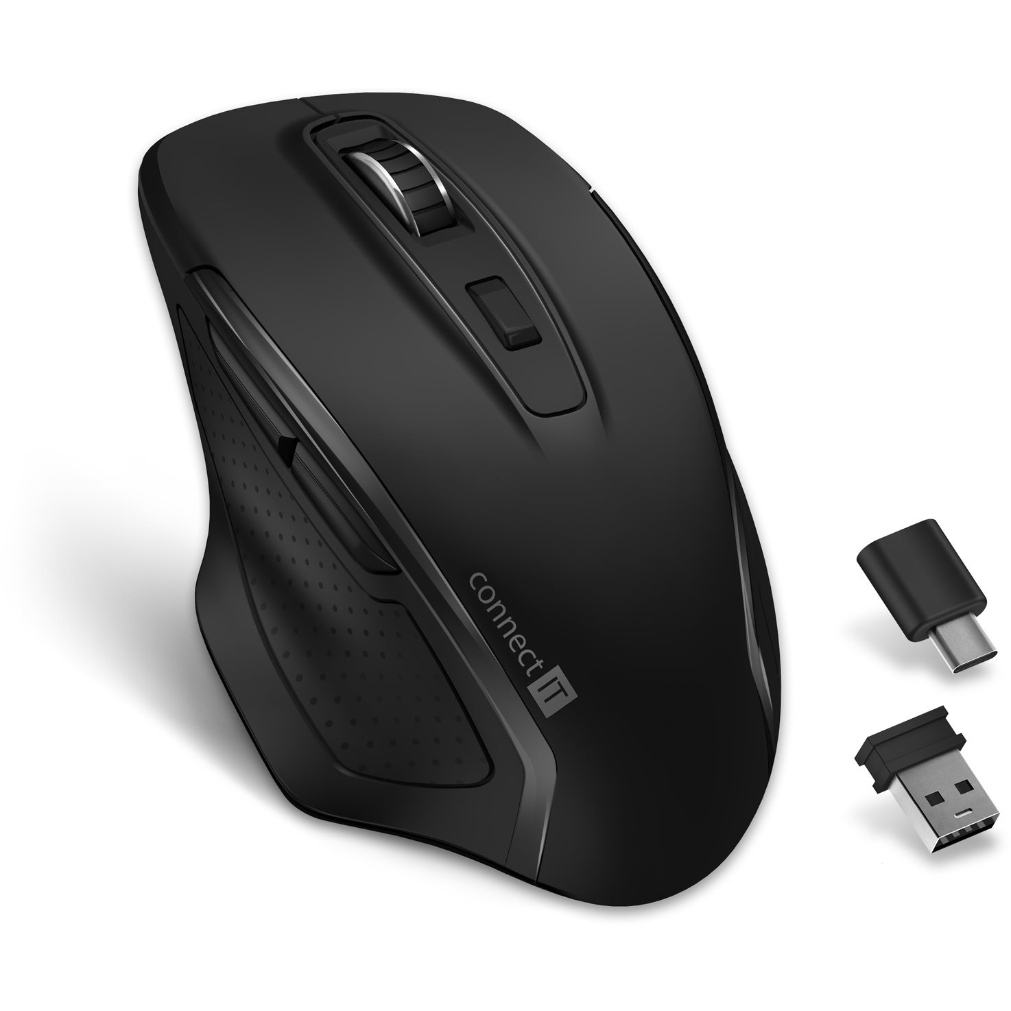 CONNECT IT Dual SmartSwitch CMO-3100-BK Vezeték Nélküli Egér Fekete (CMO-3100-BK)
