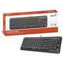 Tastatura USB, Genius, SlimStar Q200 HU, Negru