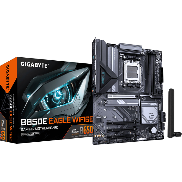GIGABYTE Alaplap AM5 B650E EAGLE WIFI6E AMD B650, ATX