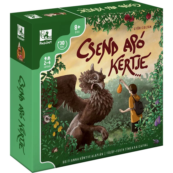 Pagony Publishing House Csend apó kertje (Grandpa Csend's Garden) strategic board game for 2-4 players