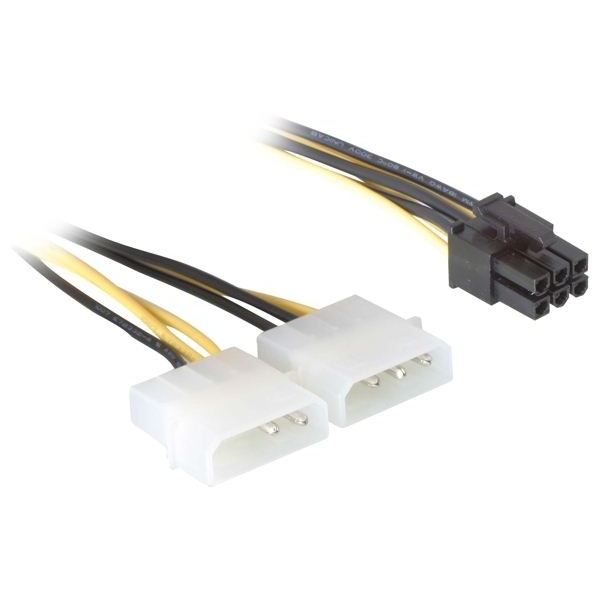 DeLock DL82315 hálózati kábel PCI Express kártyákhoz 15 cm (DL82315)