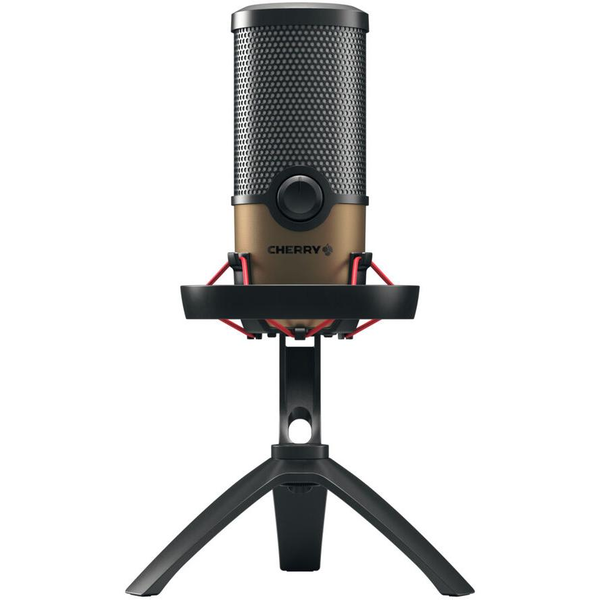 CHERRY ZUB UM 9.0 PRO RGB USB Mikrofon schwarz/kupfer