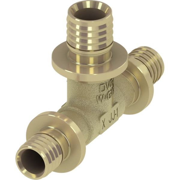  Tece Trójnik redukcyjny TECEflex, mosiądz standard 32x25x25 (760520)