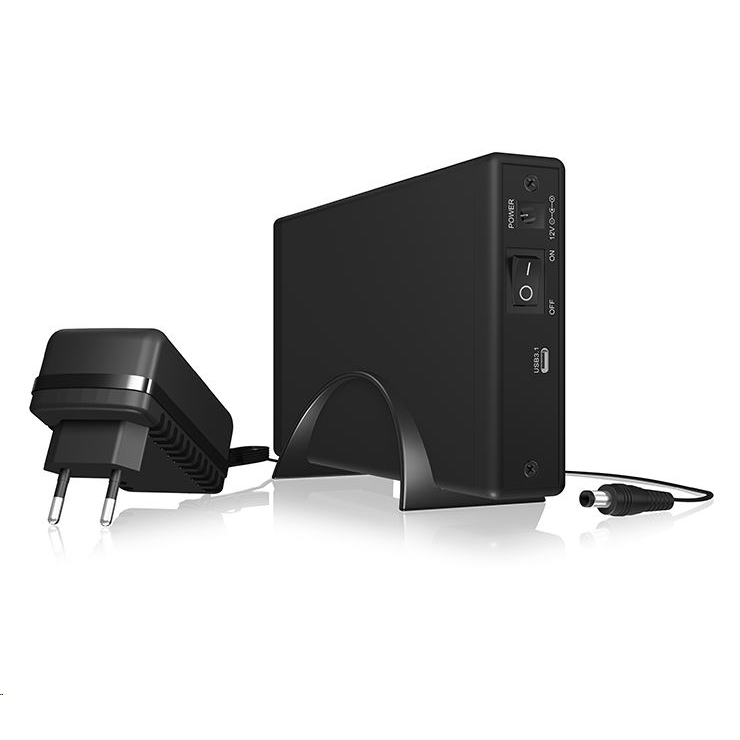 RaidSonic ICY BOX IB-377-C31 3.5" SATA HDD külső ház USB 3.0 fekete (IB-377-C31)