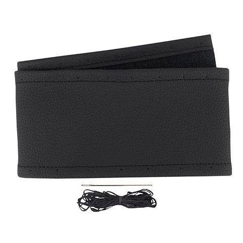 Carmotion Varrható kormányvédő 39-41cm fekete bőr (30CM58227)