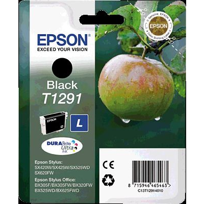 Epson Apple T1291 inktcartridge 1 stuk(s) Origineel Zwart