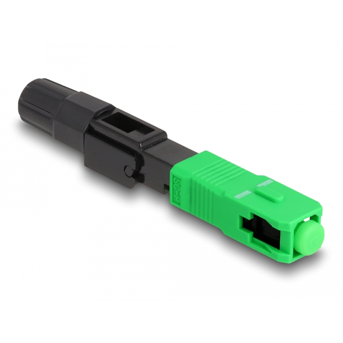 Delock Optikai szálas gyors csatlakozó SC Simplex apa APC dugaszoló szerelvény (87989) (87989)