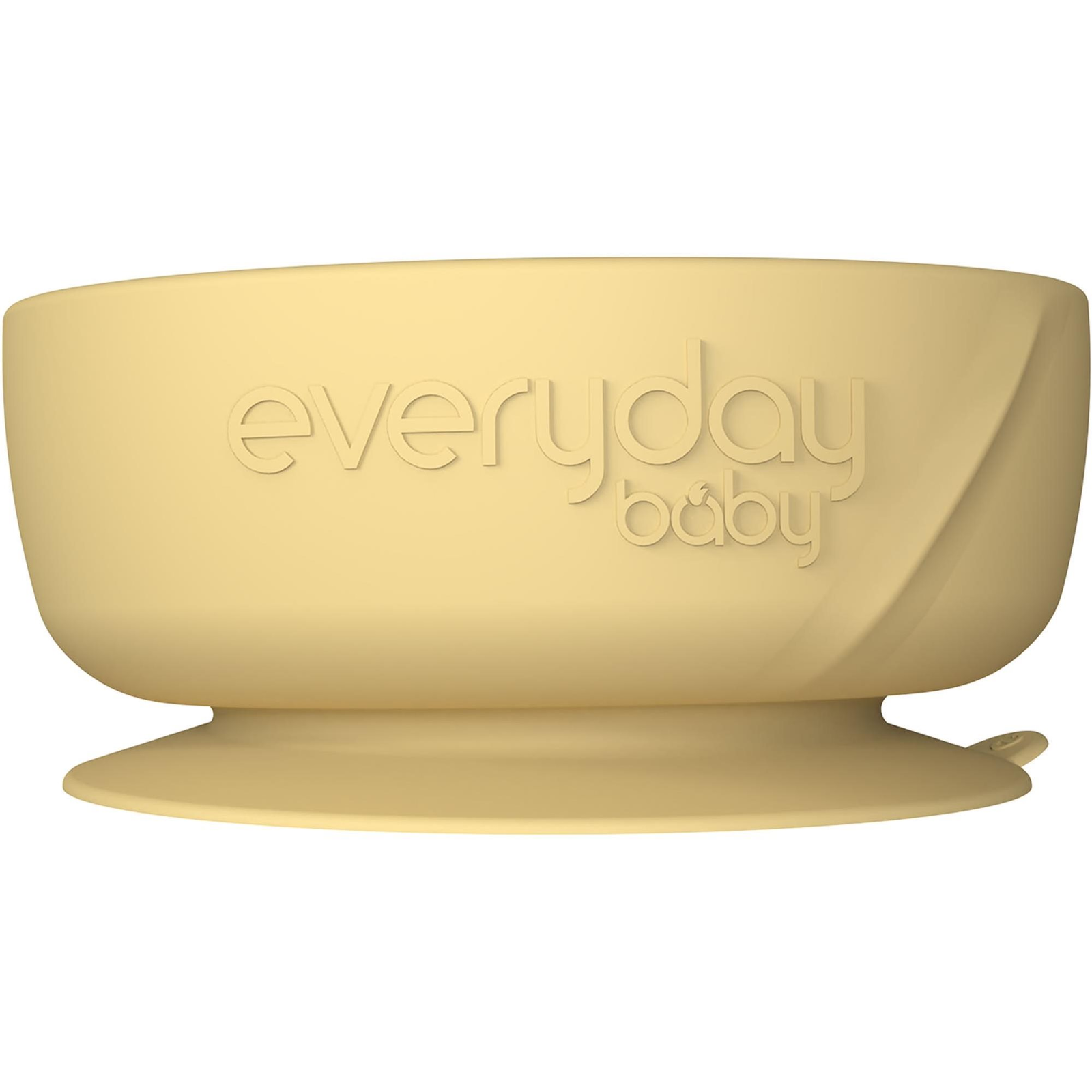 Everyday Baby Tapadókorongos tál, szilikon, Soft Yellow (7350077265141)