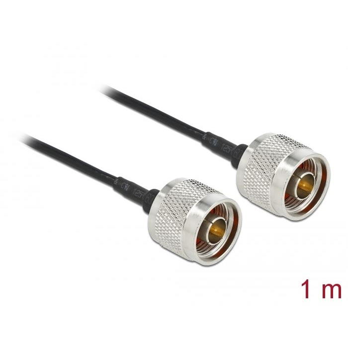 Delock N-dugó - N-dugó LMR/CFD100 antenna kábel 1m (90472) (DE90472)