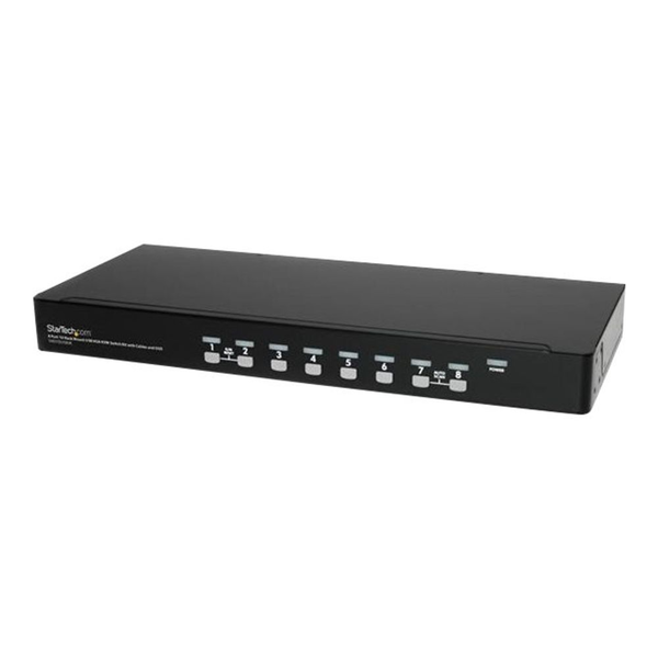 StarTech.com SV831DUSBUK KVM Switch Stativ-montering Sort