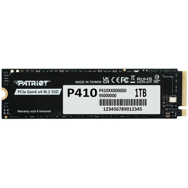 Patriot P410P1TBM28H P410, 1TB, M.2 2280, PCIe Gen4 x4