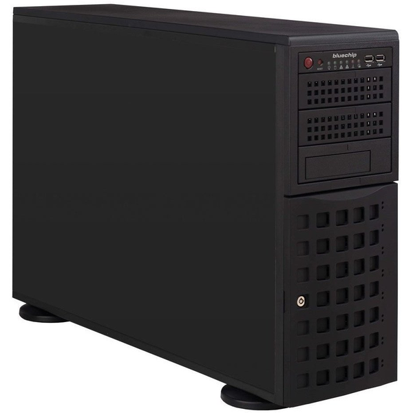 bluechip SERVERline T50310s server 1,92 TB Tårn (4U) Intel® Xeon Silver 4410Y 2 GHz 64 GB DDR5-SDRAM 1200 W