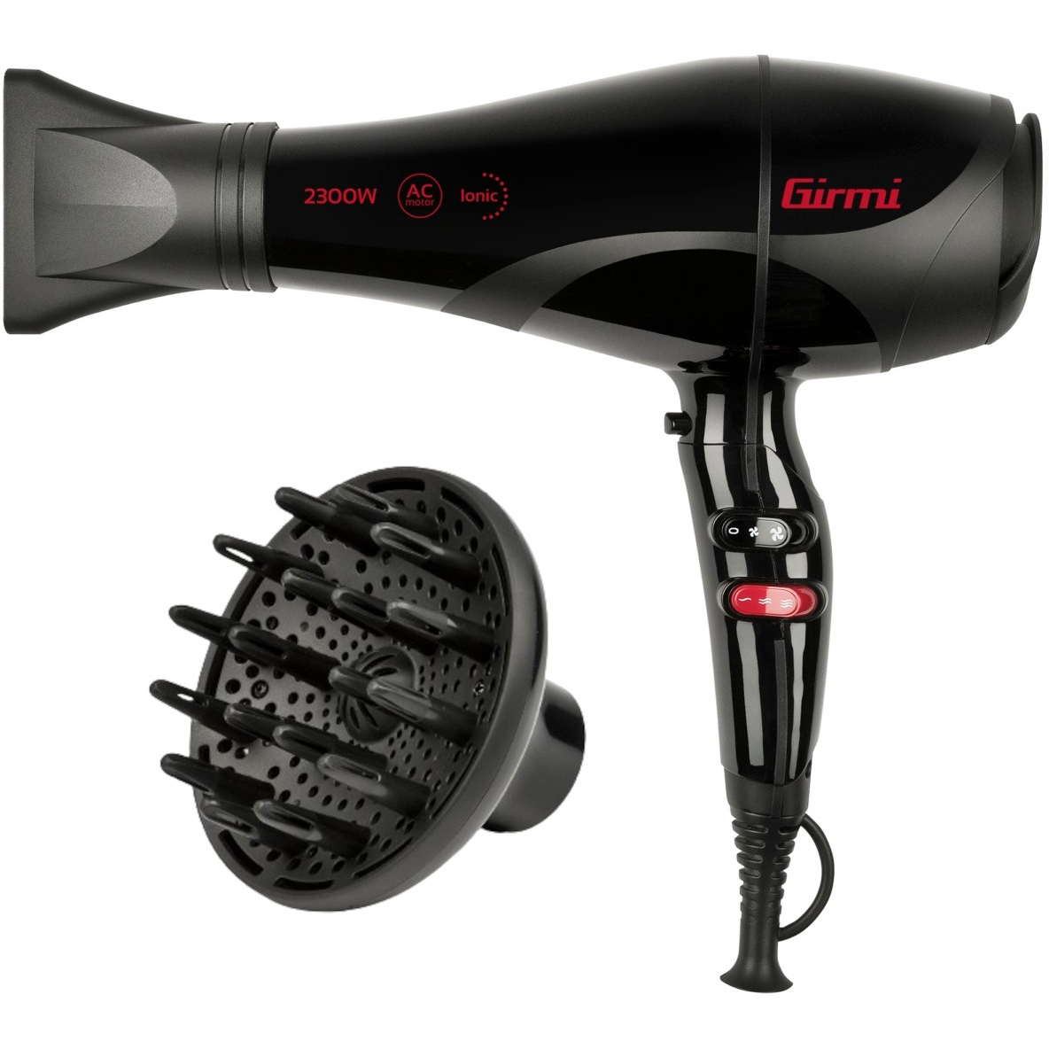 Girmi PH6100 Hajszárító 2300 Watt - Fekete (PH6100)