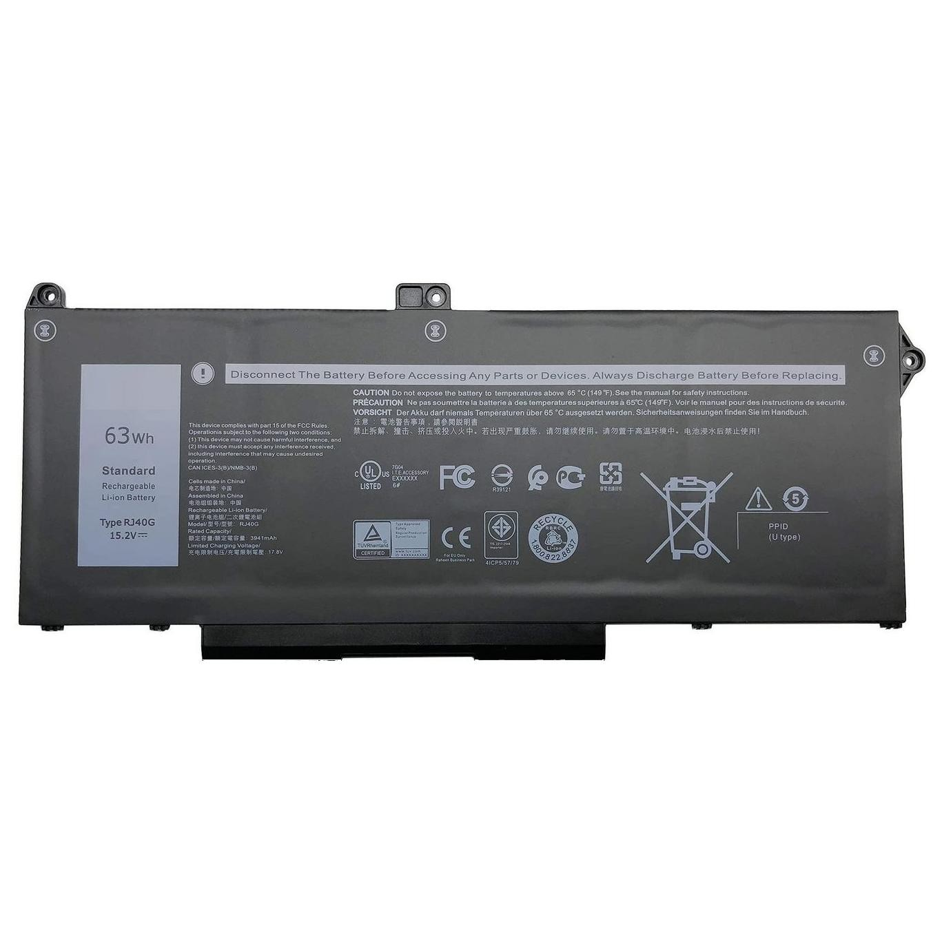 Baterie pro notebooky Dell CoreParts Li-Ion 63,32 Wh mAh, 4100 mAh (W126389106)