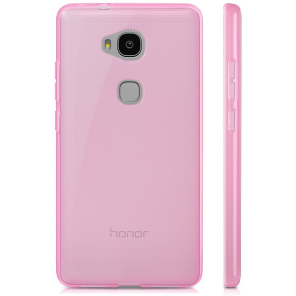 Huawei Honor 5X, TPU szilikon tok, pink
