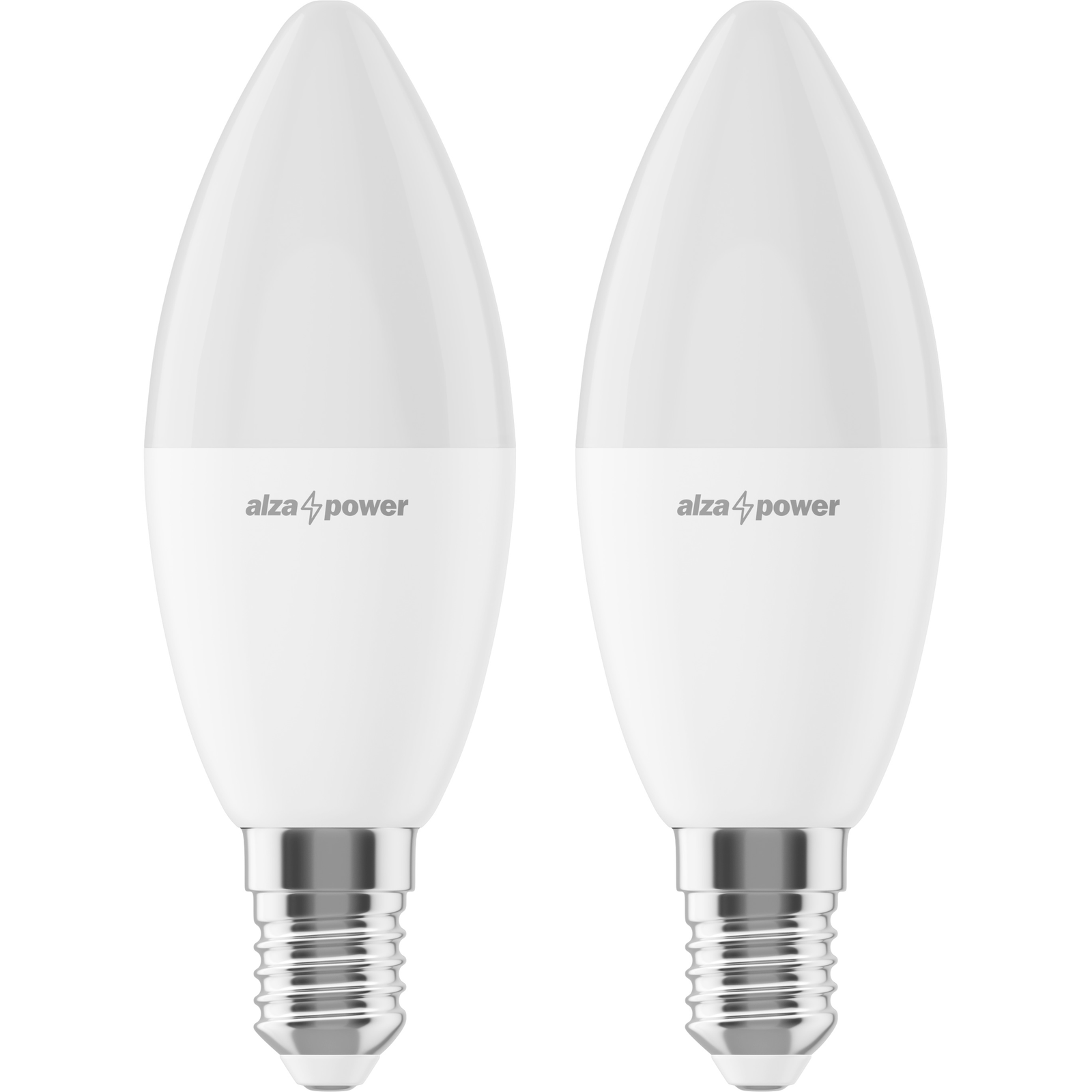 AlzaPower LED 8-55W, E14, 2700K, szett, 2db (APW-LBC14-82700KM2)