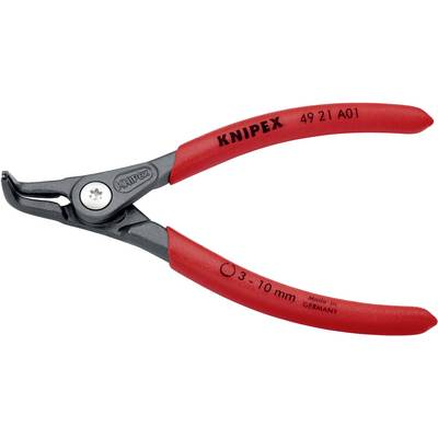KNIPEX precíziós biztosítógyűrű fogó külső gyűrűkhöz, 3-10 mm, 49 11/49 21 A01 (49 21 A01)