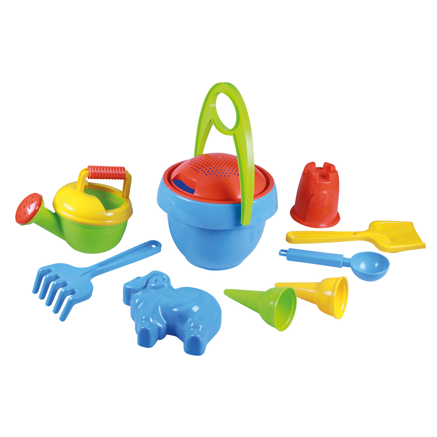 Lena: Fiús 10db-os homokozó szett (05420)