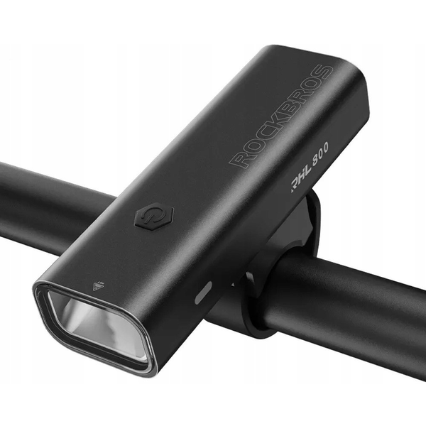 RockBros Lampka rowerowa przednia 800lm + kabel USB-C 4 tryby pracy ROCKBROS