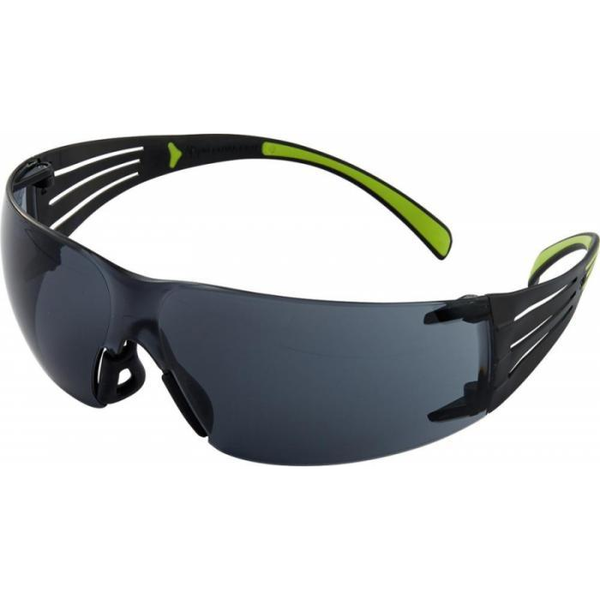 3M 7100078987 предпазни очила Пластмаса Черен, Зелен