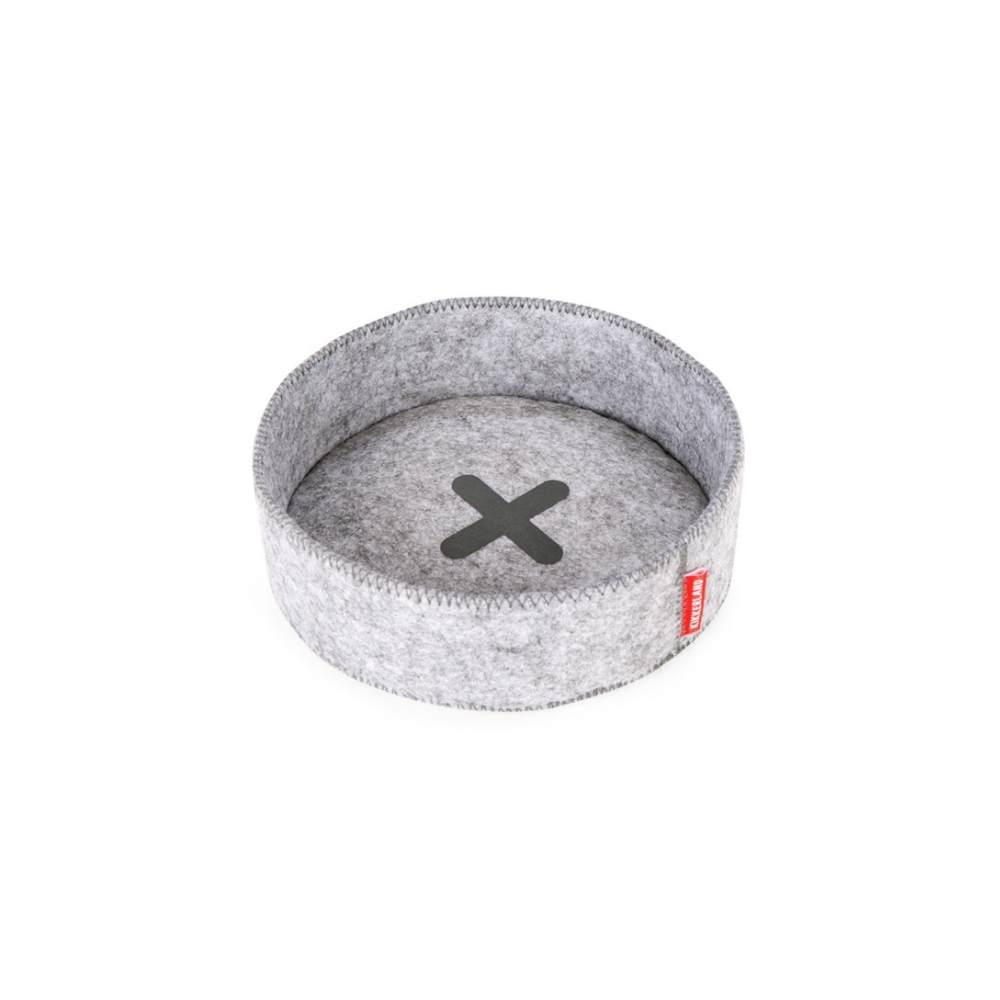 Kikkerland OR90 S/2 Kerek gyapjú tároló - Szürke (2 db / csomag) (OR90)