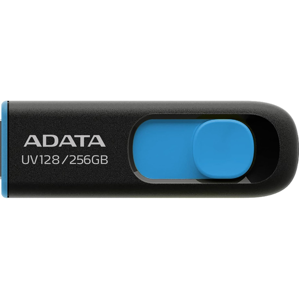 ADATA UV128 USB-nøgle 256 GB USB Type-A 3.2 Gen 1 (3.1 Gen 1) Sort, Blå