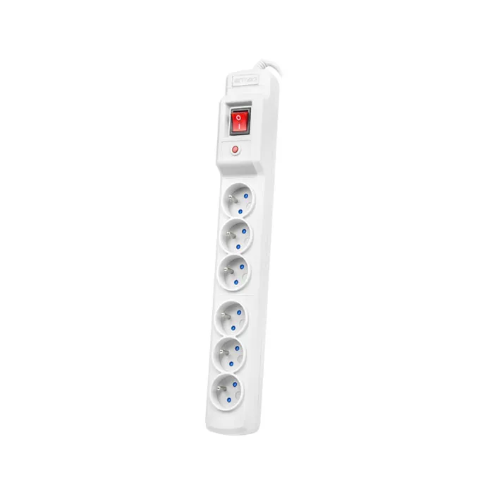Armac Multi M6 250V Túlfeszültség védő elosztó 6 aljzatos 5m - Szürke (MULTI M6 5M GRAY)