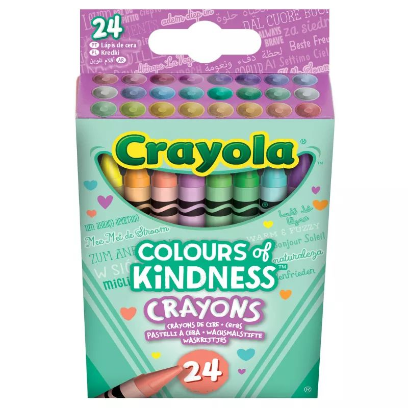 Crayola Kedves szavak zsírkréta készlet - vegyes színek (24 db/doboz) (1836)