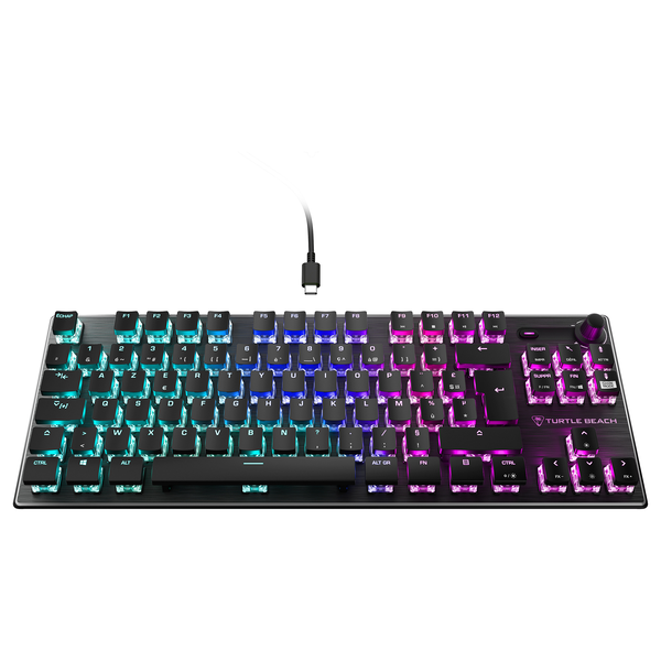 Turtle Beach Vulcan TKL tastatur Spil USB QWERTZ Tysk Sort