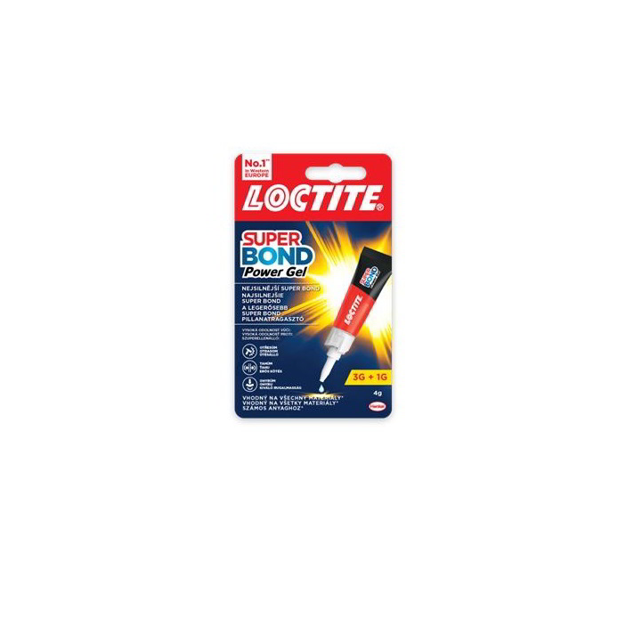 Henkel Loctite Super Bond Power Gél Pillanatragasztó 4g (2733070)