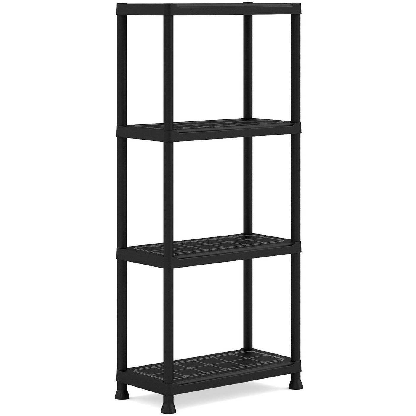 KIS TRIBAC Műanyag állvány, 60/4, 135×60×30 cm, 4 polcos (9503)