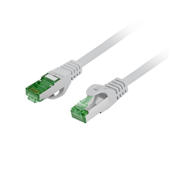 Patchcord Lanberg S/FTP kat.7 0,25 m LSZH CU fluke passed šedý