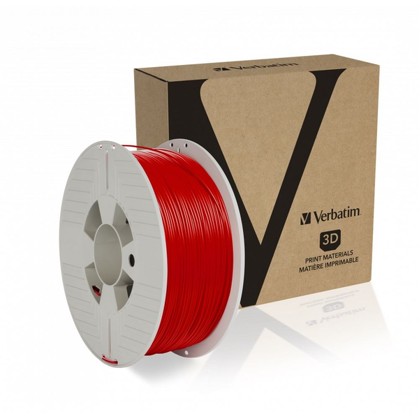Verbatim 55030 3D print materiale ABS Rød 1 kg