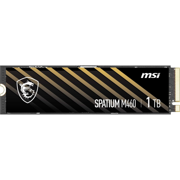 SSD SPATIUM M460, MSI, 1TB, PCIe Gen4x4 NVMe, M.2, черен