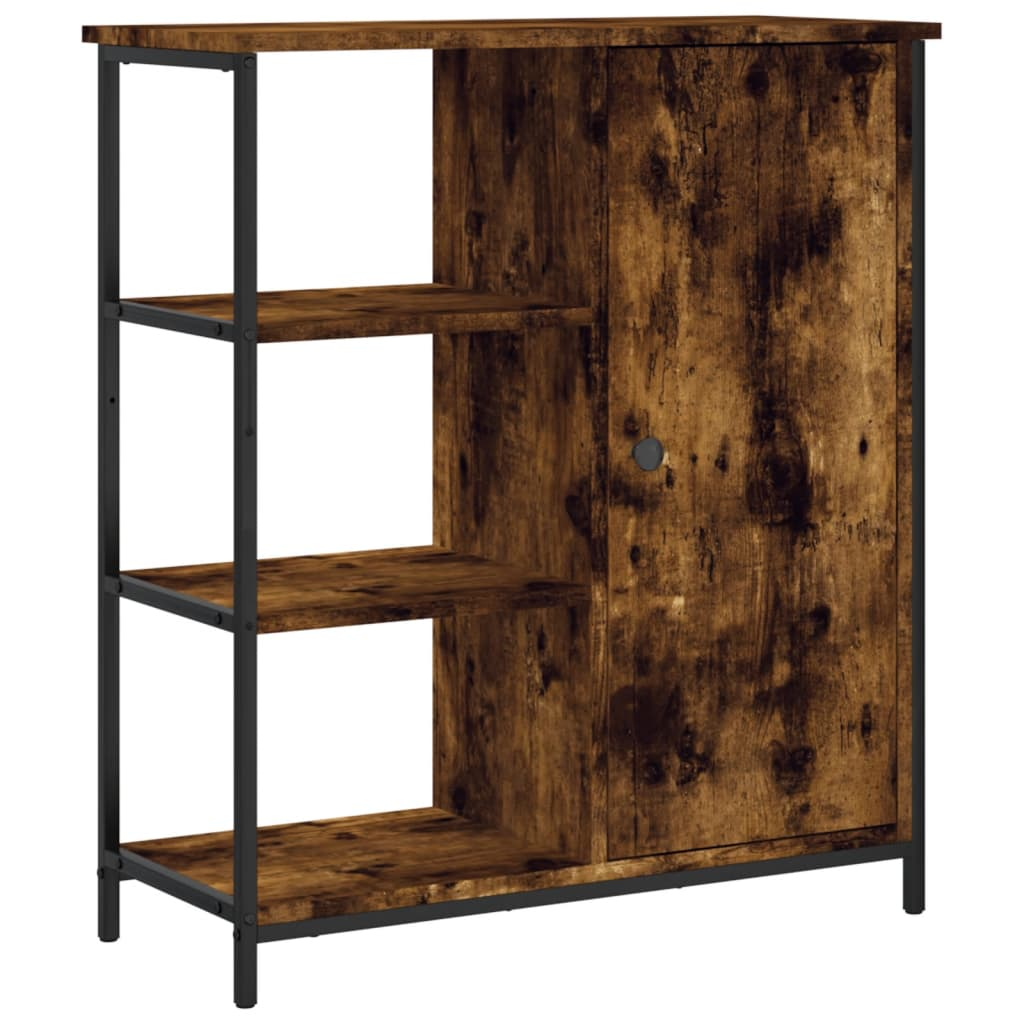 füstös tölgy színű műfa tálalószekrény 70 x 30 x 80 cm (835491)