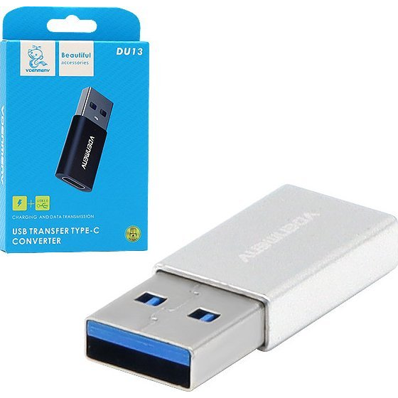 Adapter USB Vega USB-C - USB Srebrny