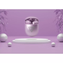 Guess TWS Bluetooth слушалки лилав GUTWST82TRU