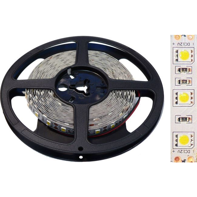 Sunwor 5050-60D WW Dupla LED szalag 5 m meleg fehér (114421) (su 114421)