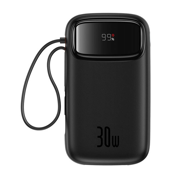 Baseus QPow 2 20000mAh 30W Powerbank 2xUSB-C – Fekete