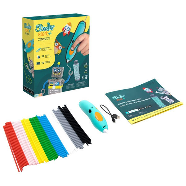 3Doodler Start Plus 3D писалка 0,77 мм Туркоазен, Жълт