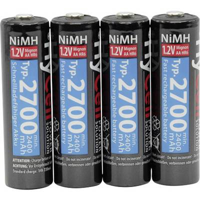 Ceruza akku AA, NiMH, 1,2V 2700 mAh, 4 db, HyCell LR06, AA, LR6, AAB4E, AM3, 815, E91, LR6N (5030682)