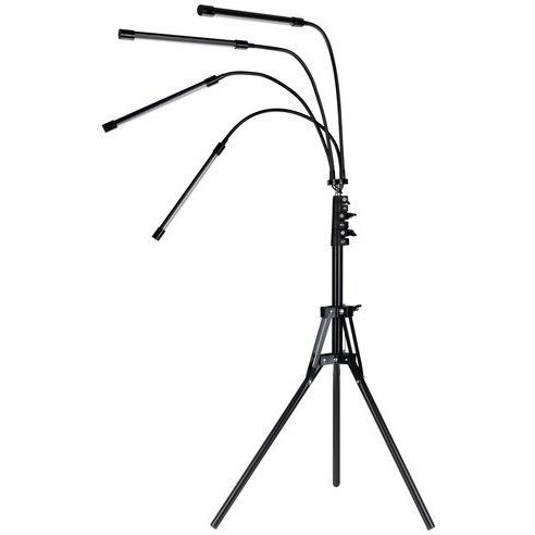 Gardlov 19388 LED Plant Growing Lamp with tripod, 80 LEDs, 4 panels 100W (41124)