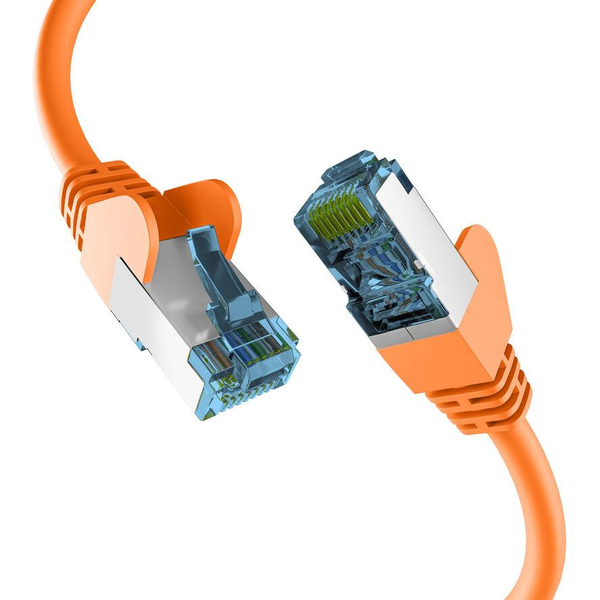 EFB RJ45 PATCHKABEL mit CAT7 ROHKABEL ORANGE 25m