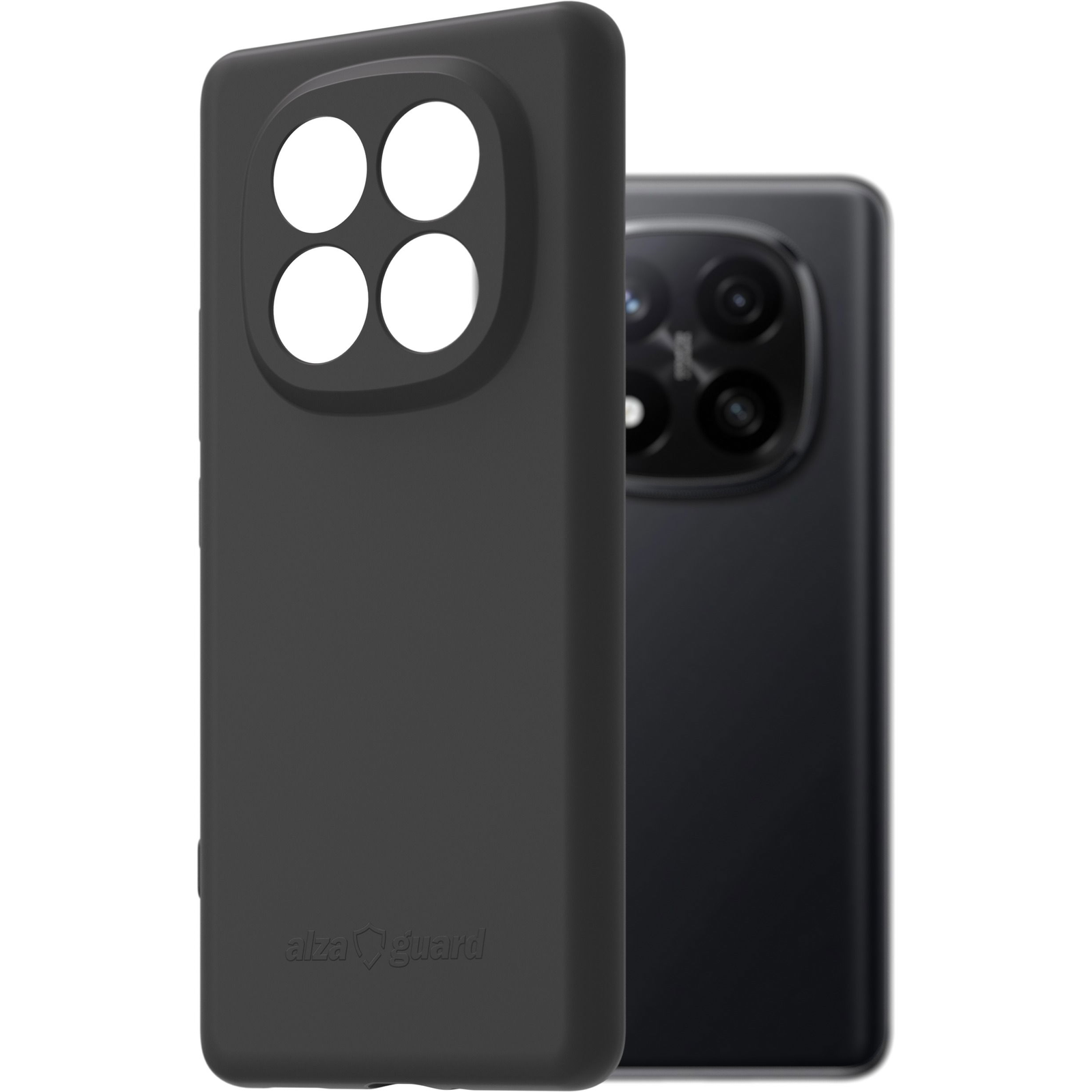 AlzaGuard Matte Case Xiaomi Redmi Note 14 Pro+ fekete TPU tok (AGD-PCT445B)