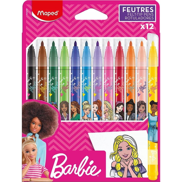 maped Filzstifte Barbie Mehrfarbig