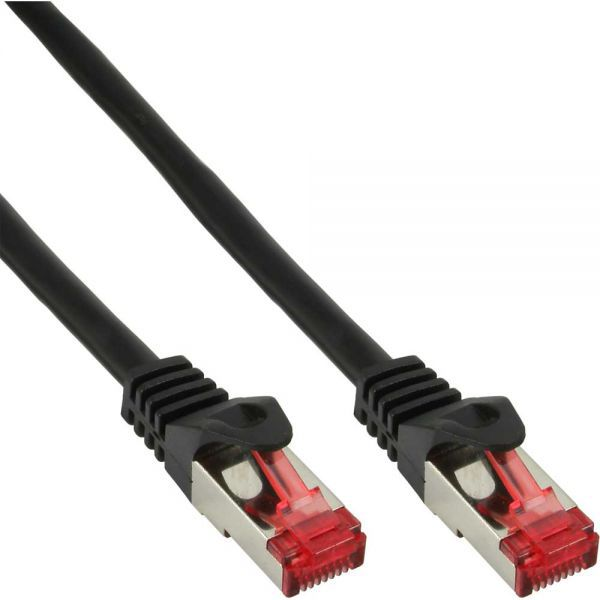 InLine 76133S netværkskabel Sort 0,3 m Cat6 S/FTP (S-STP)