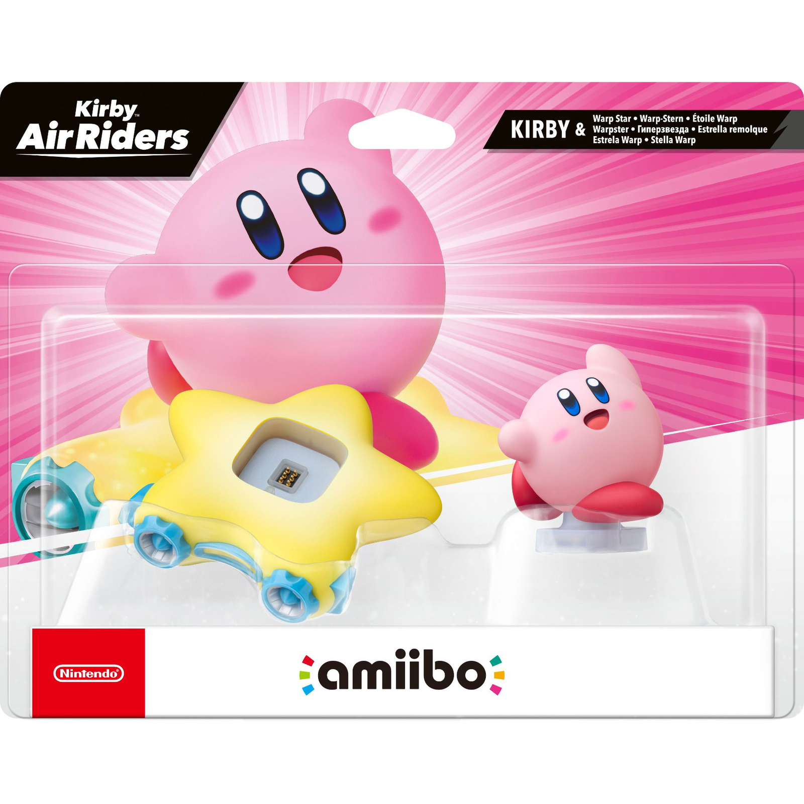 Kirby &amp; Warp Star Amiibo - Kirby Air Riders (045496381325)